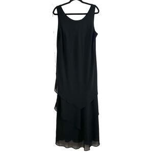 URSULA OF SWITZERLAND Tiered Layered Ruffle Witchy Sleeveless Maxi Dress Sz 16W